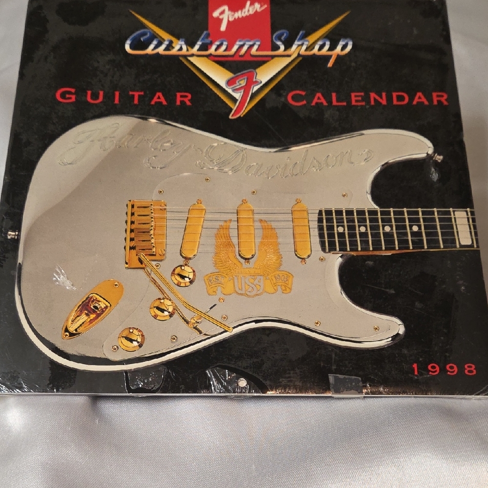 Fender Guitars Custom Shop Calendar 1998 Guitars Vintage Music